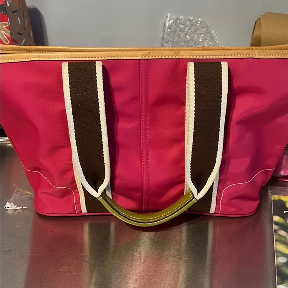 Pink and Brown Tote Bag - Picture 12 of 16